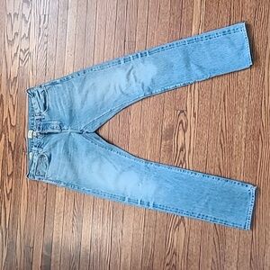 J Crew Mens Jeans 34x34* 484 Stretch Kurabo Japanese Denim Faded Grunge